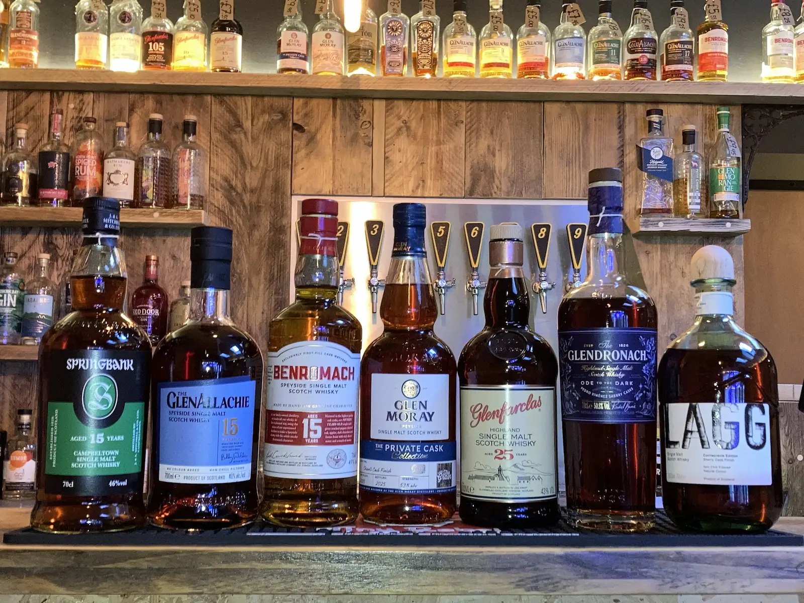 Premium whisky selection showcasing classic and rare Speyside and Scottih finest single malts in our carefully curated collection